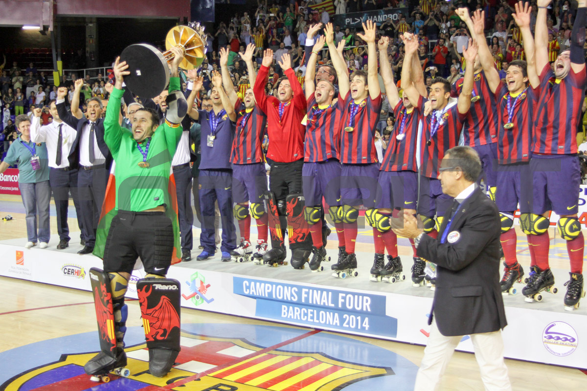 O título conquistado na última época, em pleno Palau Blaugrana