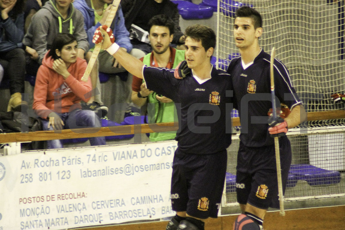 Marc Julià com a selecção espanhola na Taça Latina