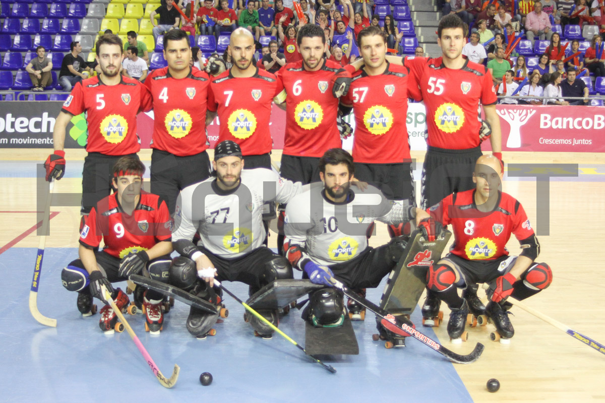 A equipa do Vendrell, vencedora da Copa del Rey em 2014