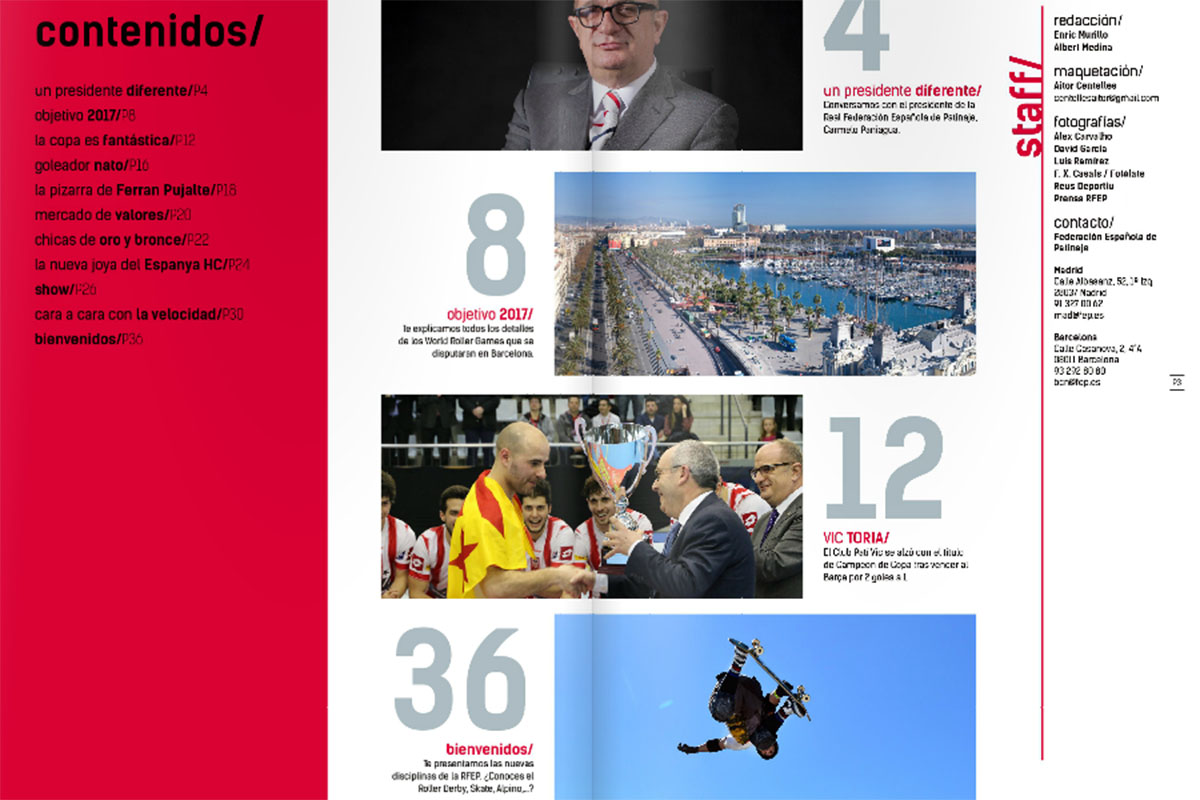 Os conteúdos da primeira edição