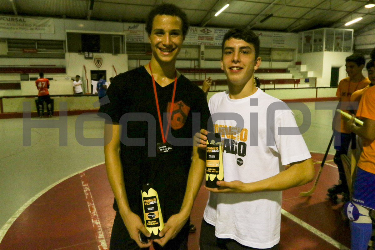 Zé Carlos (melhor marcador) e Dário Borges (melhor defesa) em sub-15/17