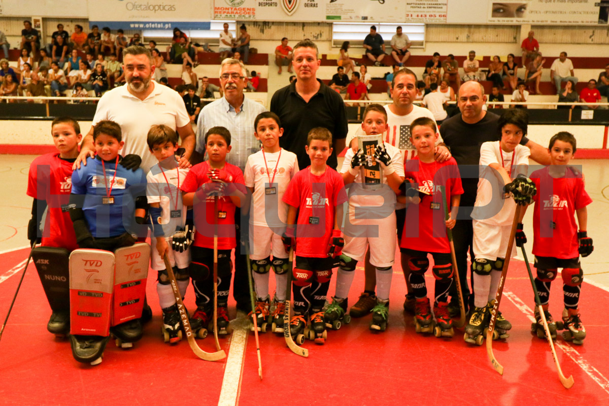 Protagonistas da final de benjamins