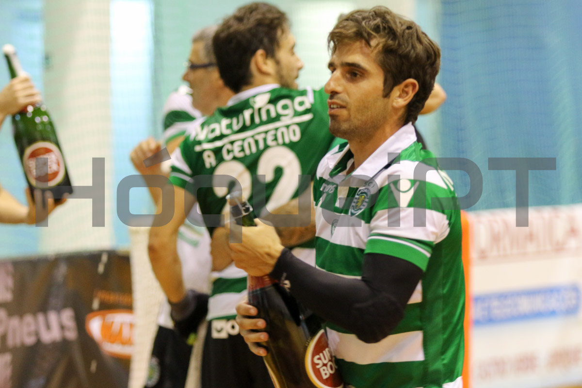 André Moreira celebrou o seu segundo título ao serviço do Sporting antes da saída para o Candelária