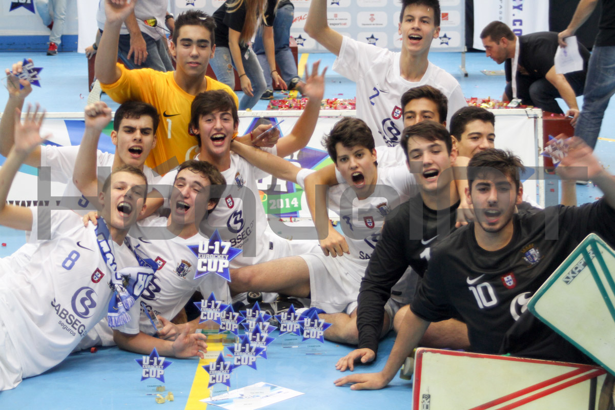 O Braga venceu a Eurockey Cup de Sub-17 em 2014
