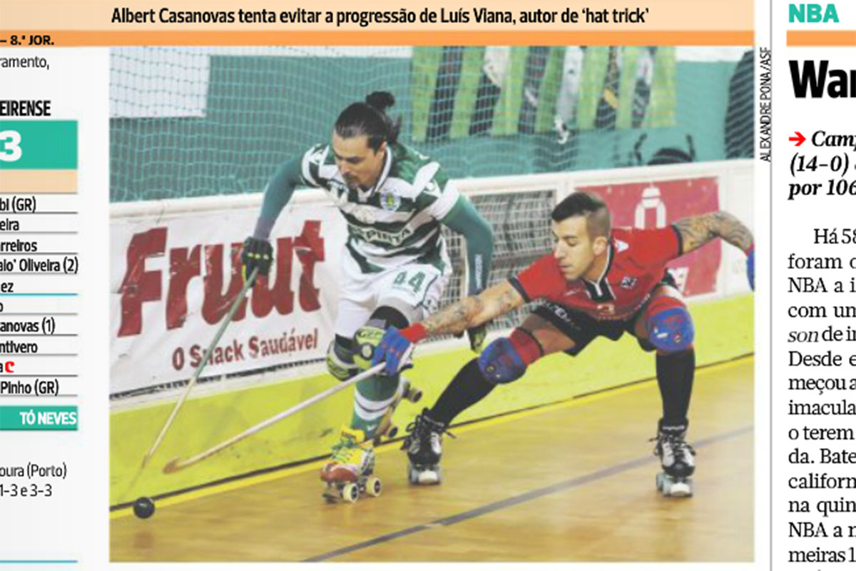 A foto de Alexandre Pona (ASF), n’A Bola