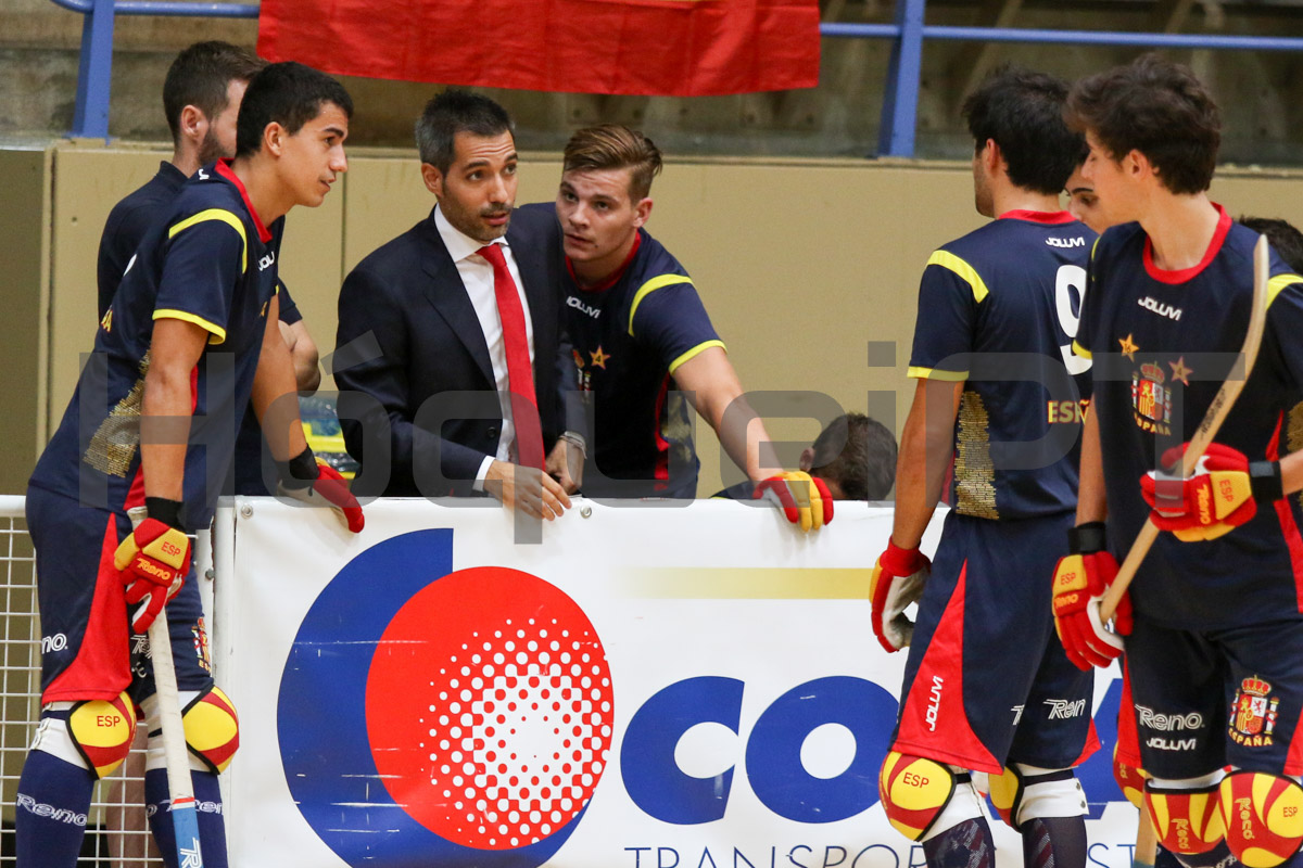 Guillem Perez com a selecção espanhola de Sub-20 no último Mundial
