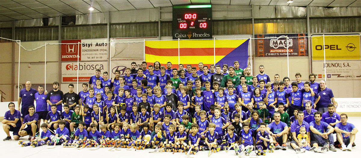 A família do Club Pati Vilafranca