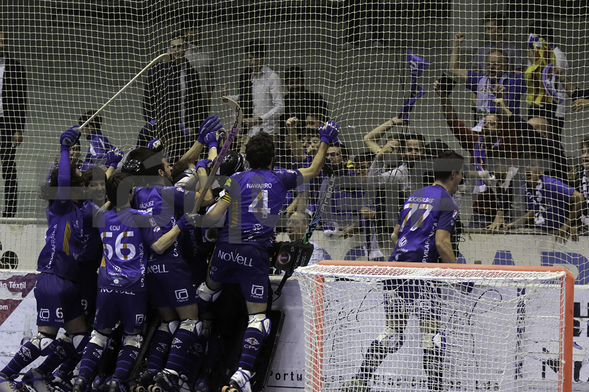 Jogadores do Vilafranca festejaram efusivamente