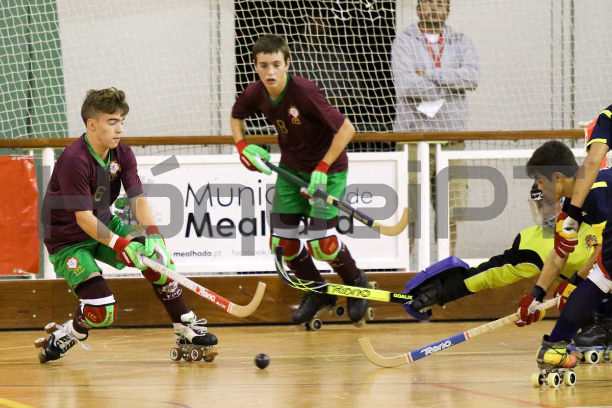Xavier Pinho e Hugo Santos estiveram na Selecção que conquistou o Europeu em 2015