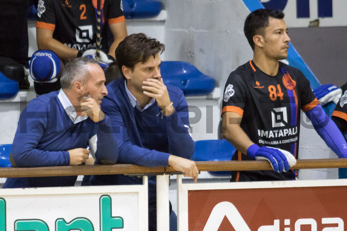 Renato Garrido com o agora adjunto Edo Bosch e o reforço Emanuel Garcia