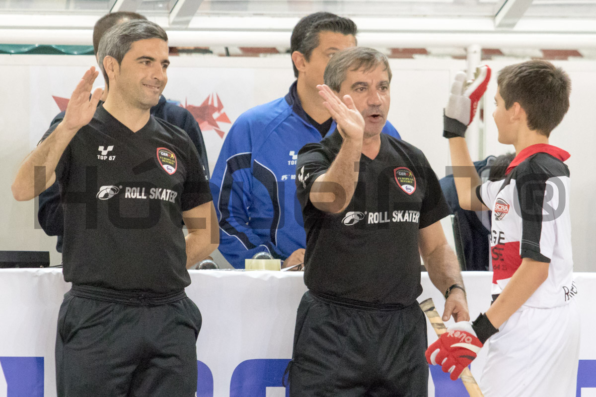 Jogo entre Manlleu e Saint-Omer foi arbitrado pela dupla portuguesa formada por José Pinto e Joaquim Pinto