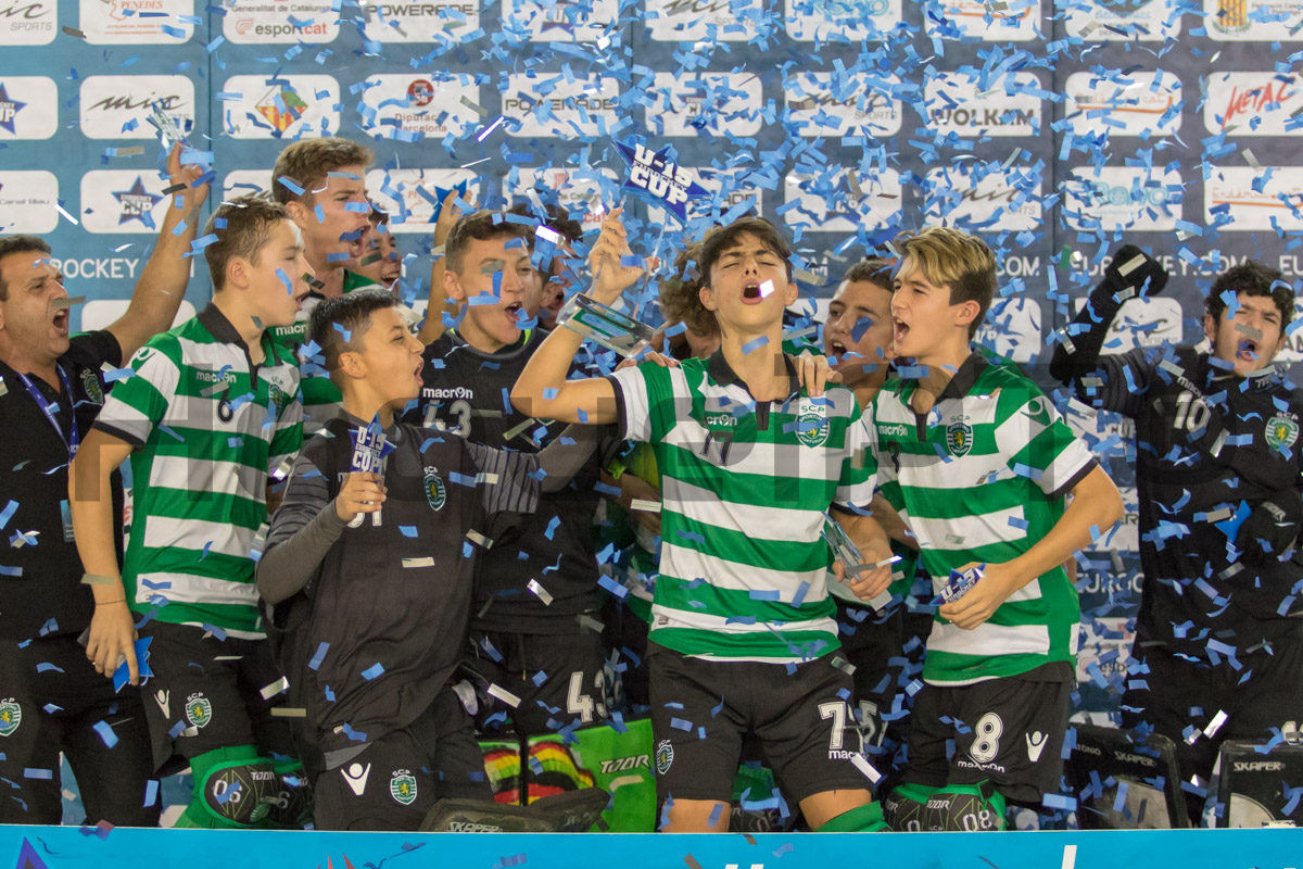 Sporting triunfou em Sub-15 na Eurockey Cup, batendo o Barcelona na final