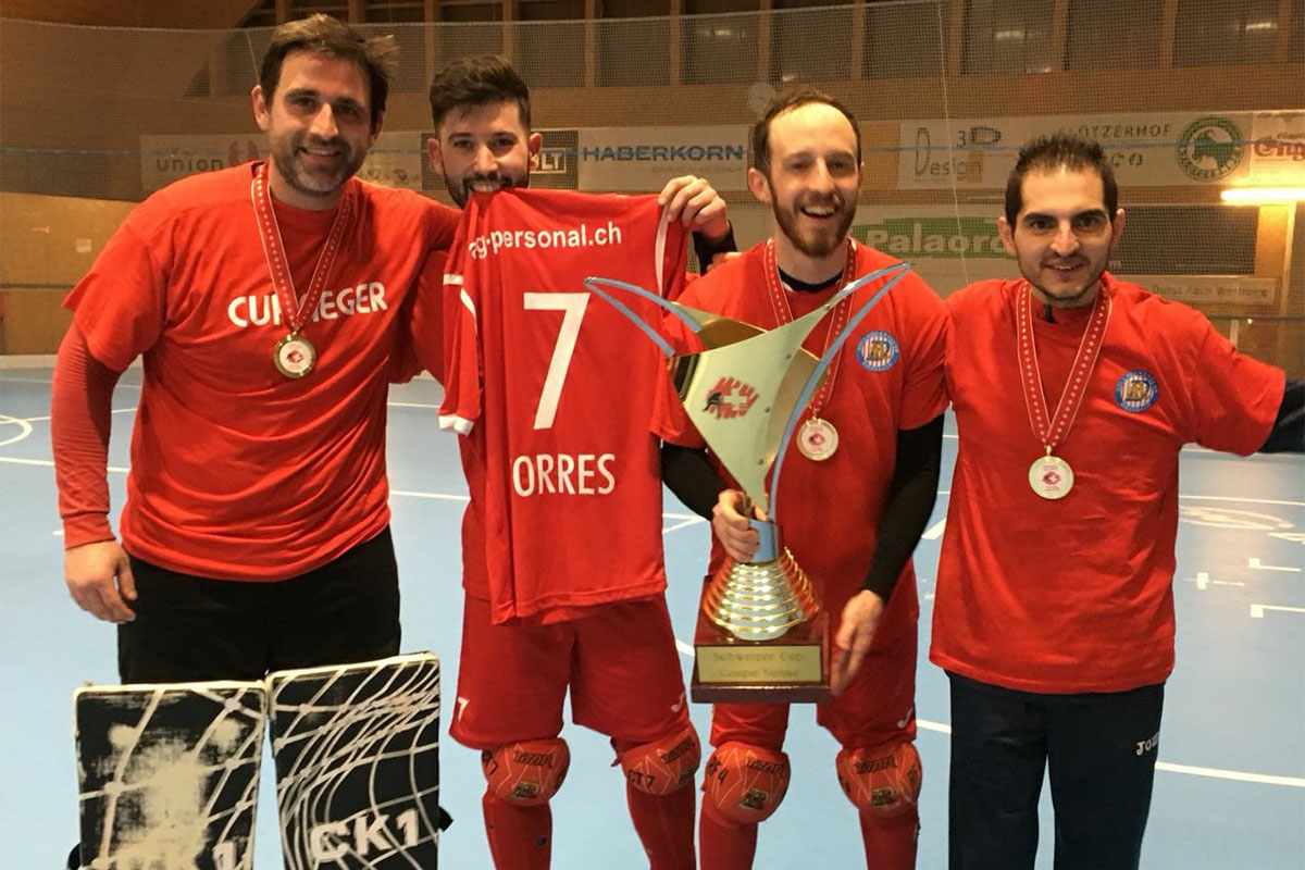 O contingente português do Diessbach - Carlos, César, Rui e Eduardo