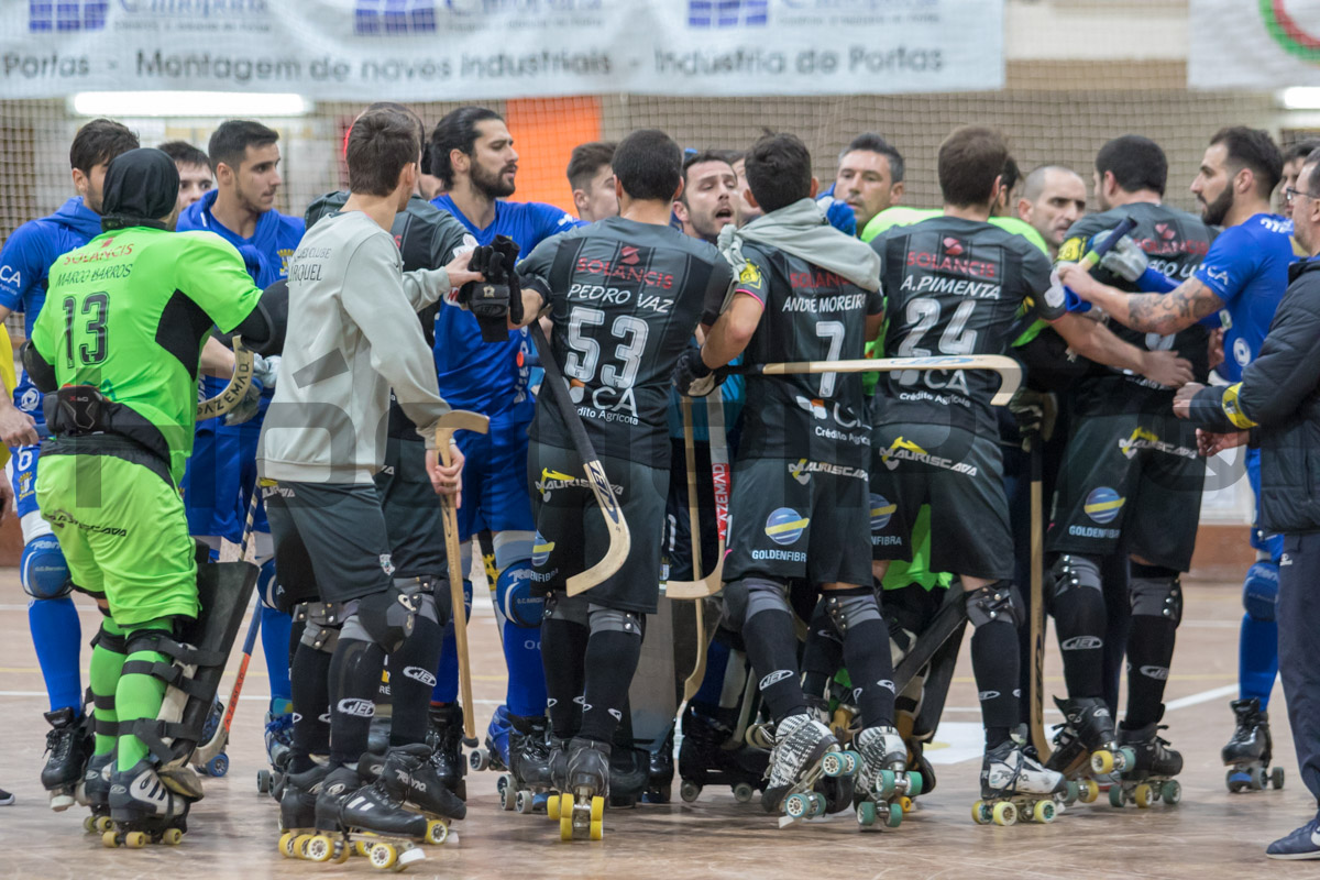 Ânimos aqueceram na bancada e também na pista, após o apito final
