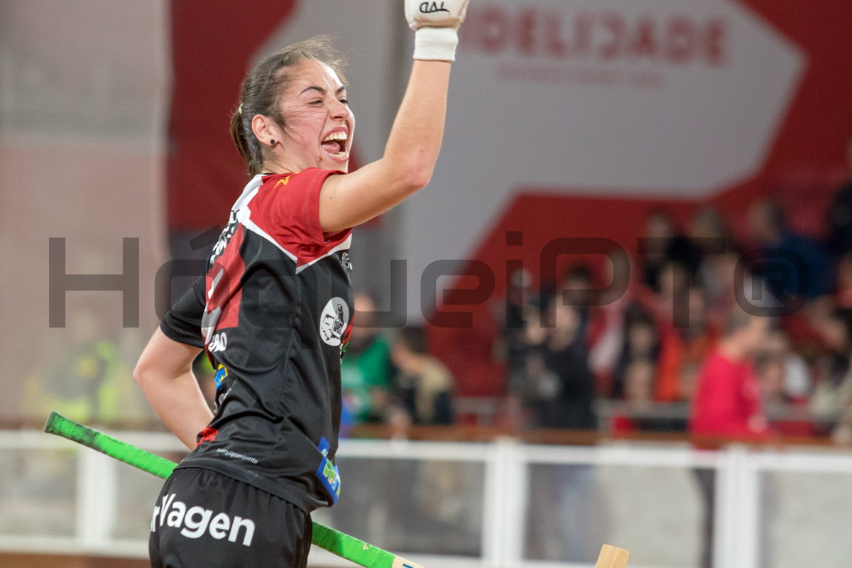 Marta González Piquero foi goleadora determinante na Final Four, com dois golos em cada partida