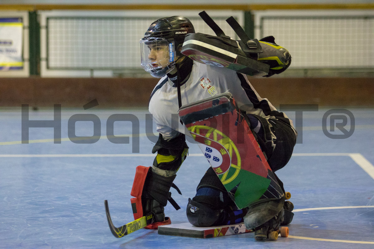 Alejandro Edo cumpriu os seus primeiros 25 minutos na guarda da baliza da selecção portuguesa sénior