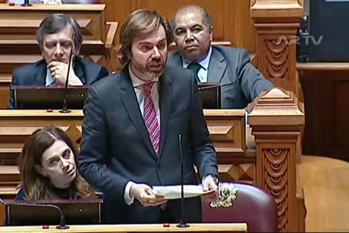 João Pinho de Almeida é conhecido no hemicírculo pela forma convicta como argumenta