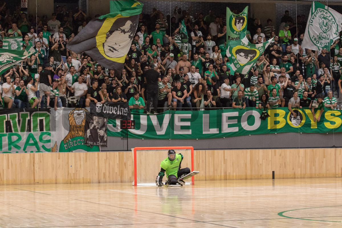 O Pavilhão João Rocha tem sido talismã para o Sporting - para além do Hóquei em Patins, também o Voleibol e o Andebol se sagraram ali campeões nacionais esta época