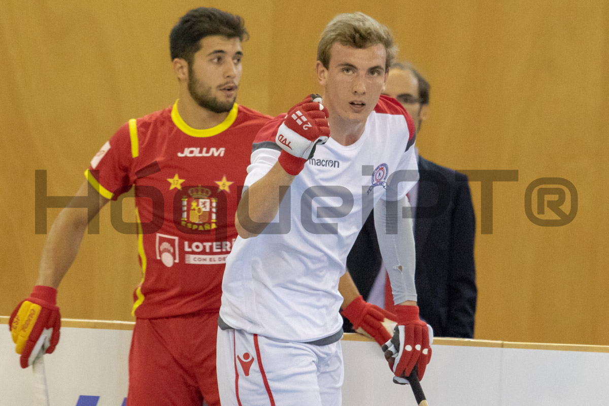 Alex Mount, jogador da Sanjoanense, marcou o primeiro golo do 53º Europeu