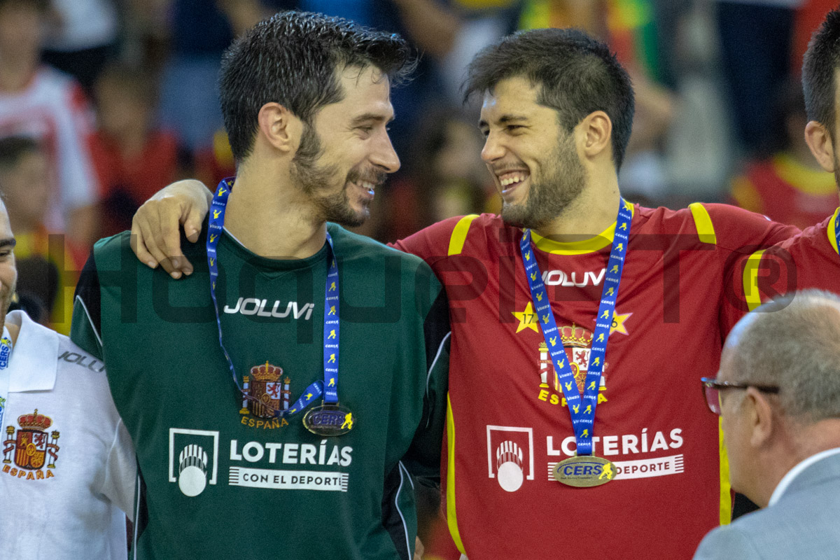 Font e Sergi, os únicos desta selecção espanhola ausentes na China, festejaram agora a conquista europeia