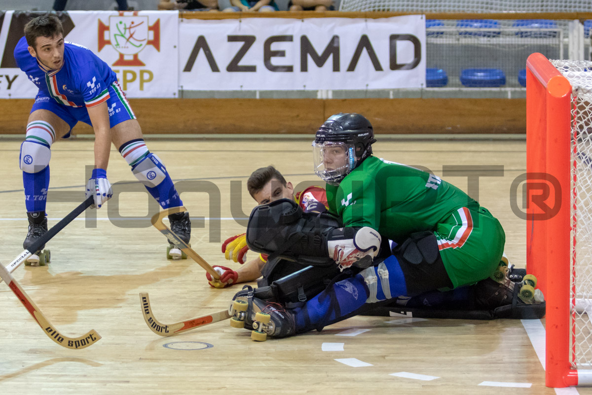Stefano Zampoli, em destaque frente a Portugal, voltou a ser um obstáculo difícil de ultrapassar nesta final