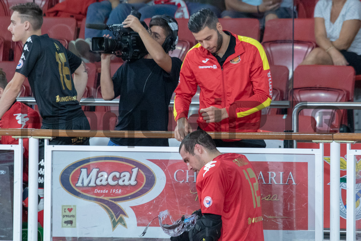 Luís Querido, lesionado no ombro na Supetaça, não pôde dar o seu contributo à equipa