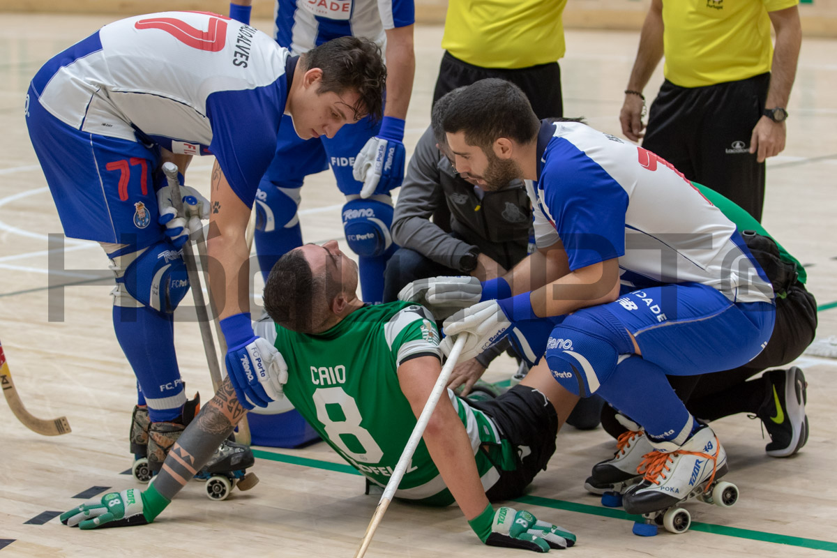 Apesar do jogo ser sempre disputado de forma correcta, houve necessidade de algumas assistências em pista; a de Caio inspirou mais cuidados