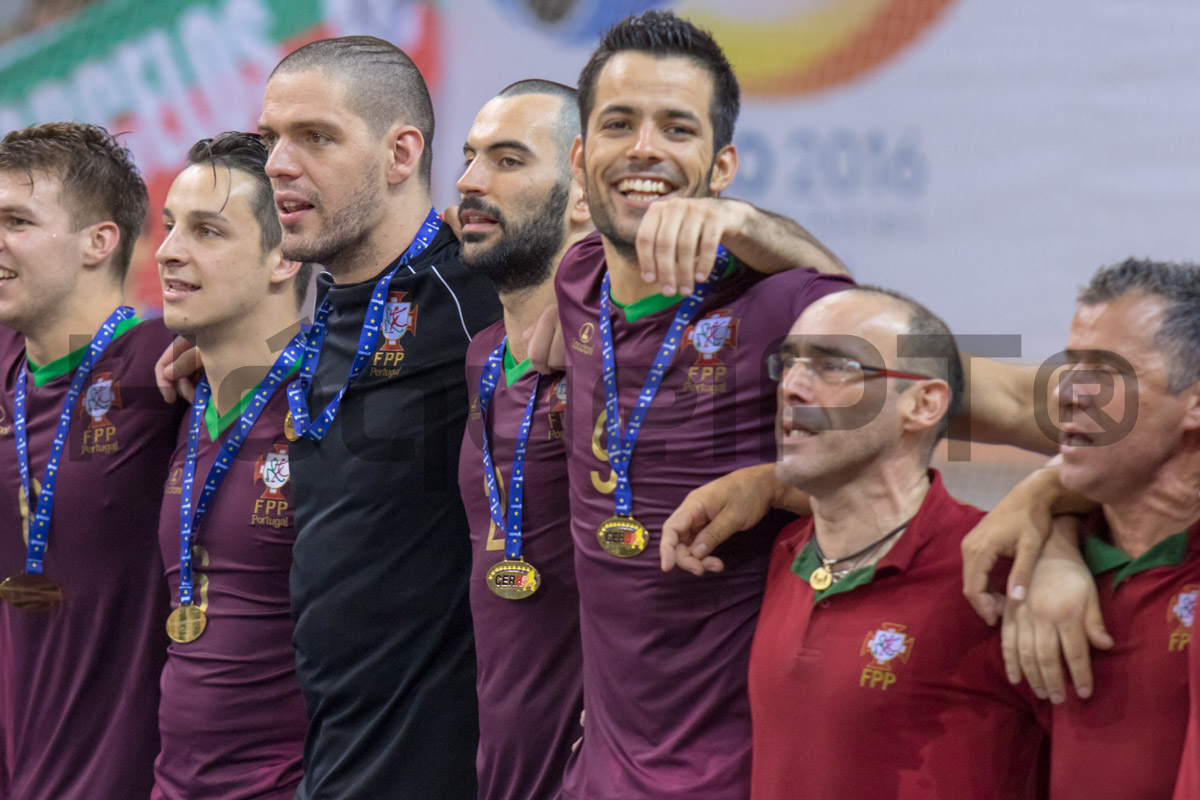 Com Luís Sénica, no título Europeu de 2016