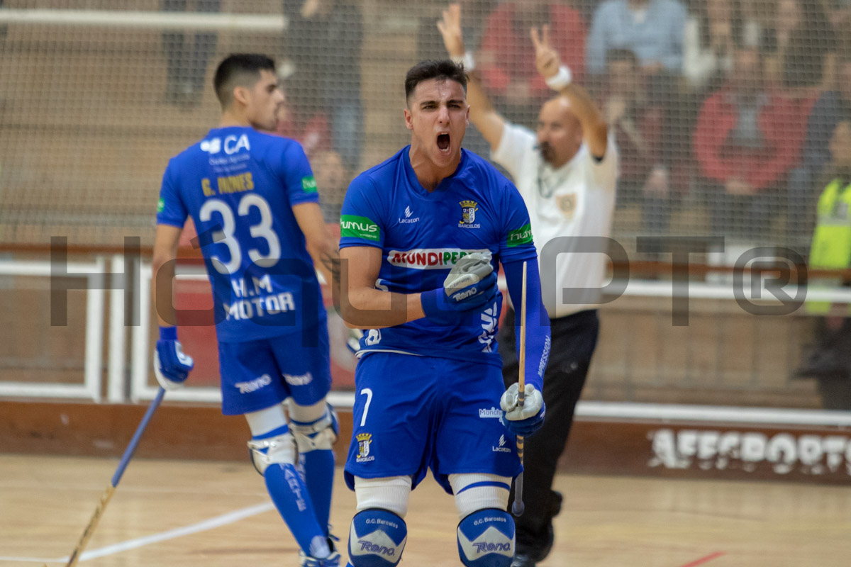 Joca reduziu para a margem mínima perto do último minuto de jogo, mas o Óquei de Barcelos não conseguiu evitar a vitória encarnada