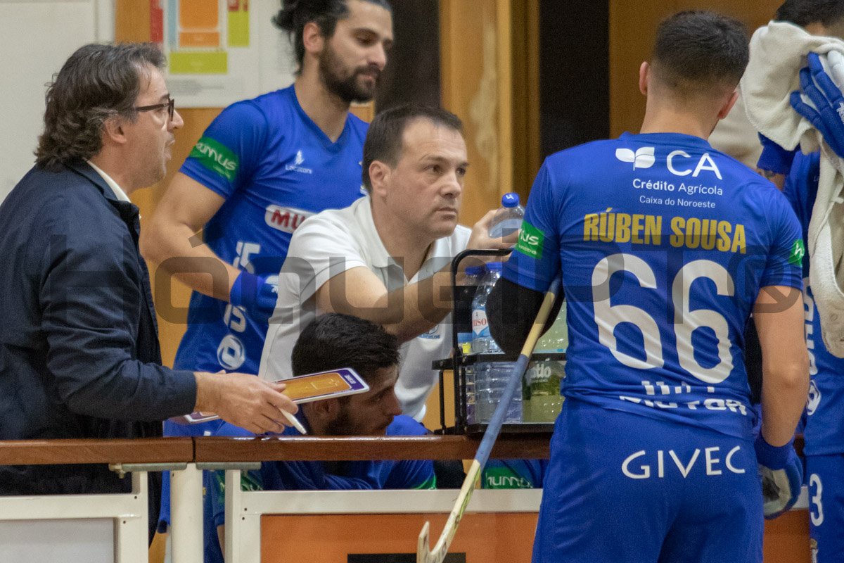 Carlos Vieira no apoio ao Óquei de Barcelos