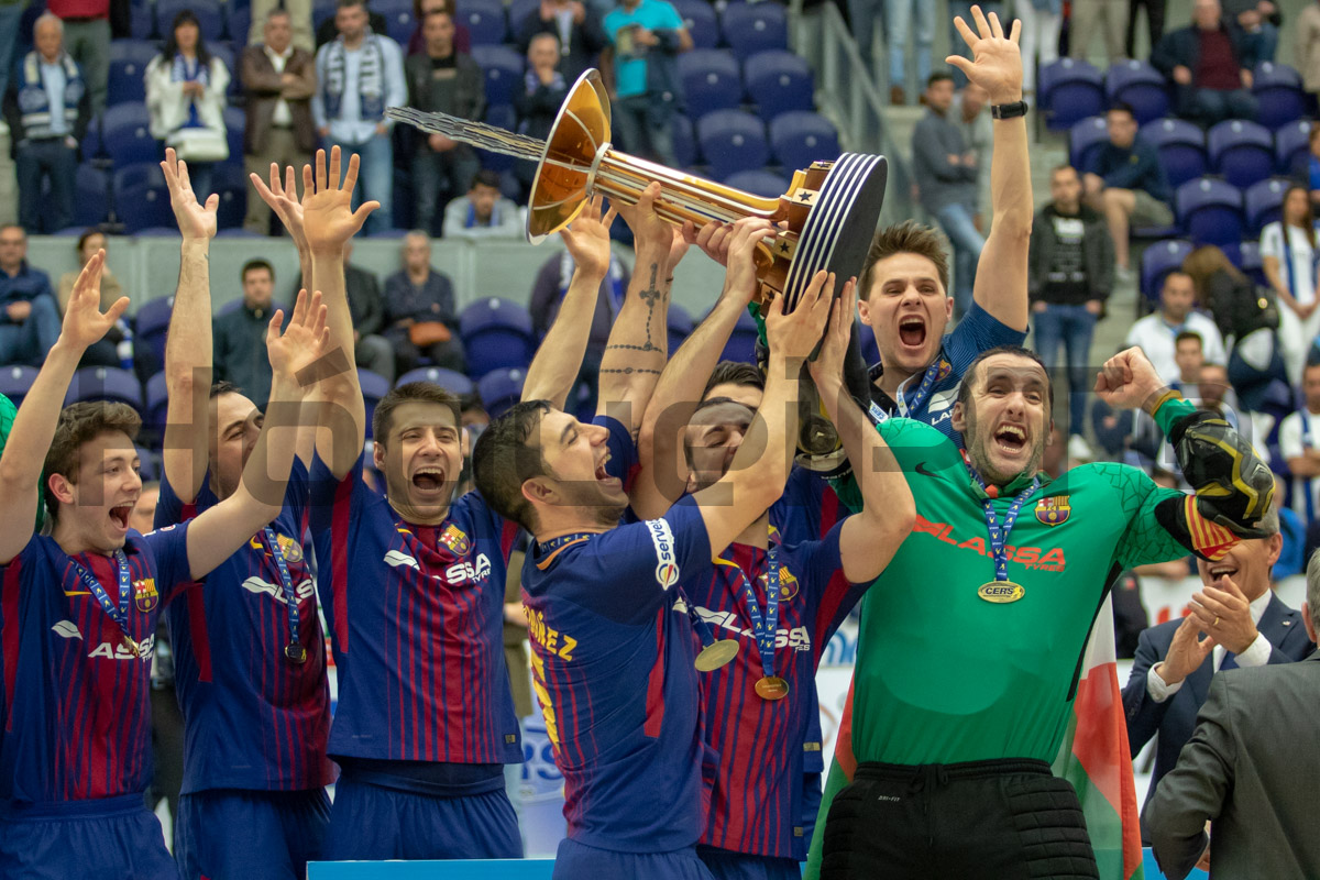 O Barcelona defende o título conquistado na última temporada, então com Xavi Barroso (agora na Oliveirense) e Lucas Ordoñez (Benfica)