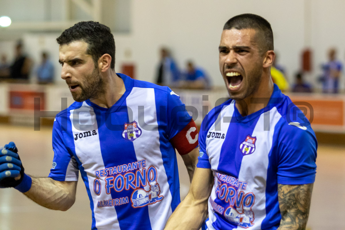 O capitão André Martins e Xavi Lourenço, que chegou no último defeso do Saint-Omer