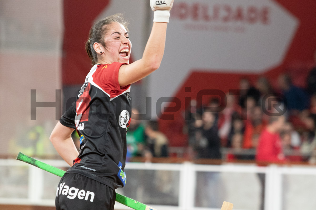 A jogadora asturiana foi fundamental na conquista da Liga Europeia do Gijón em Lisboa, em 2018, apontando dois golos na final… frente ao Benfica