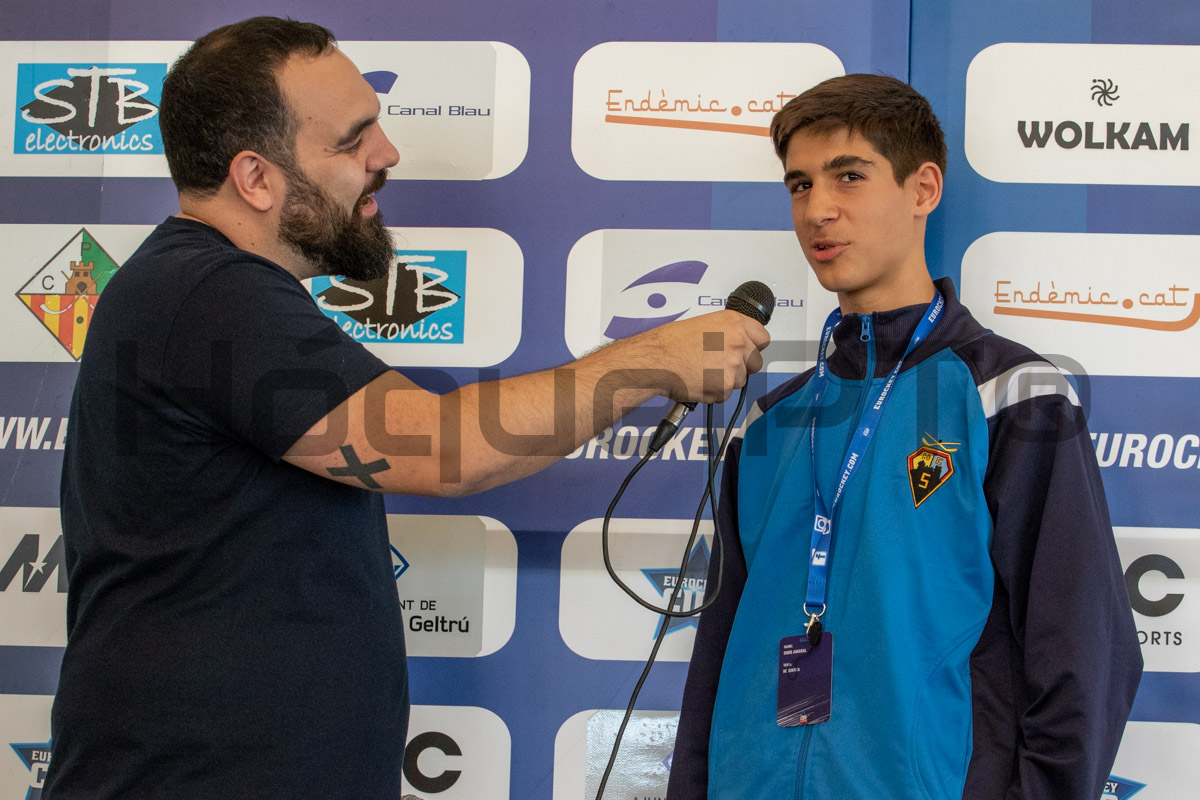 Dinis Amaral, capitão do Sintra, clube português em estreia nestas andanças da Eurockey Cup