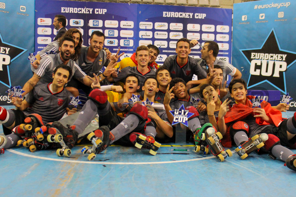 Benfica venceu as duas últimas edições da Eurockey Cup de Sub-17