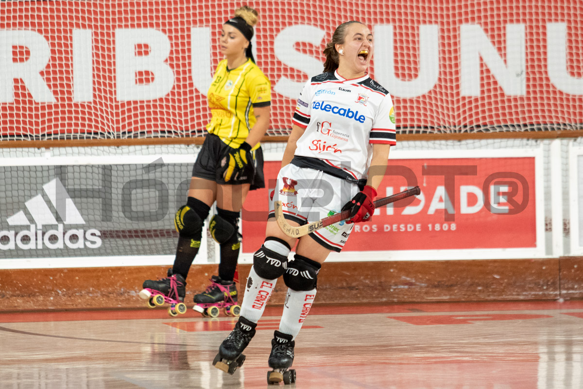 Sara Roces marcou por cinco vezes e levou o Gijón à final.