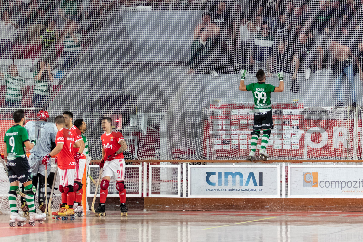 Gonzalo Romero fez o 2-2 que levaria o jogo para prolongamento. O Sporting fez por merecer a igualdade.