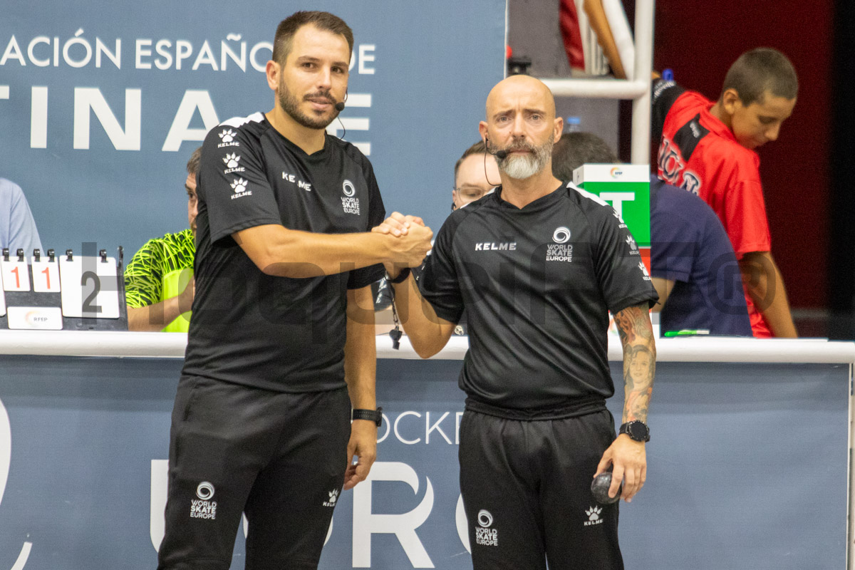 Jogo entre Itália e Espanha, que encerrou a primeira fase, foi dirigido por Pedro Figueiredo e Pedro Silva, os árbitros portugueses chamados à competição.