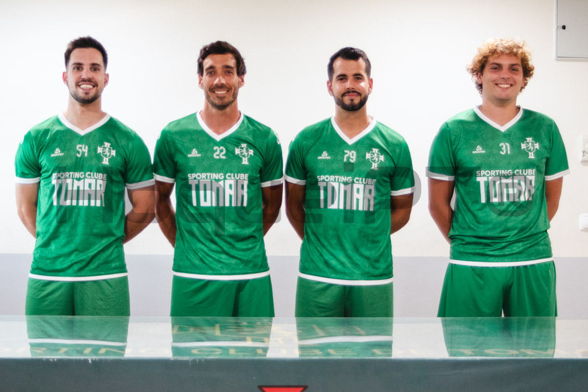 Os quatro reforços do Tomar: Neto, Centeno, Xanoca e Zé Silva.