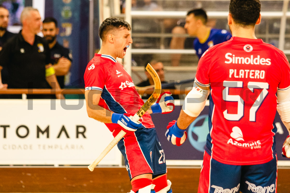 Lucas Martínez bisou na vitória da Oliveirense. Para além dos golos, foi o principal agitador e desequilibrador do jogo.