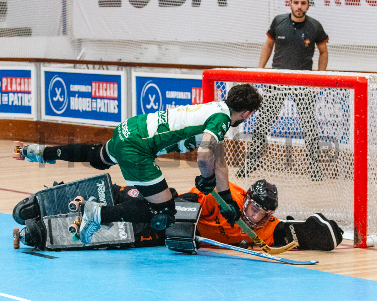 Xano Edo segurou a vantagem da Oliveirense e a liderança do Campeonato Placard.