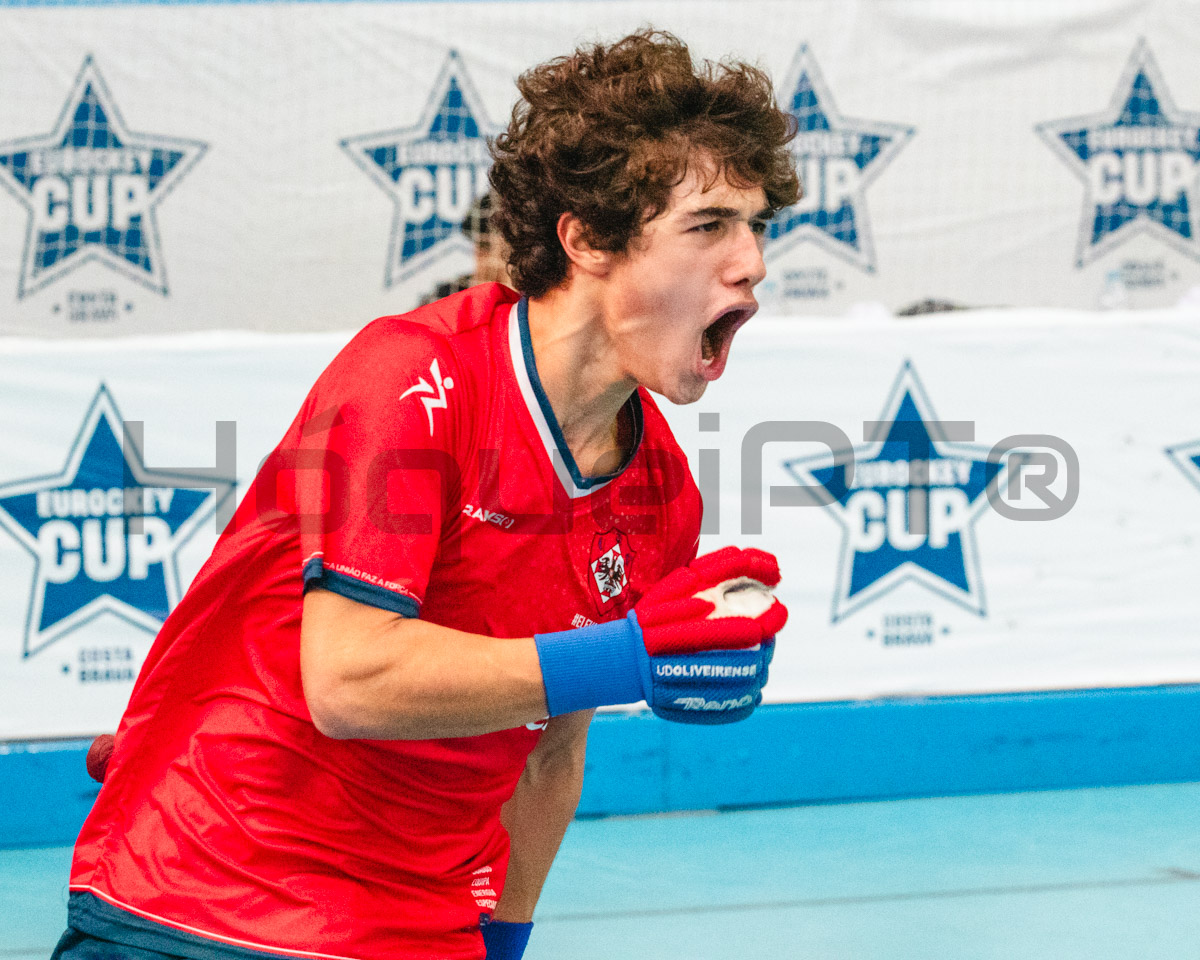 Diogo Lemos venceu a Eurockey Cup de Sub-17 em 2021 e 2022 e o Europeu de Sub-19 em 2023.