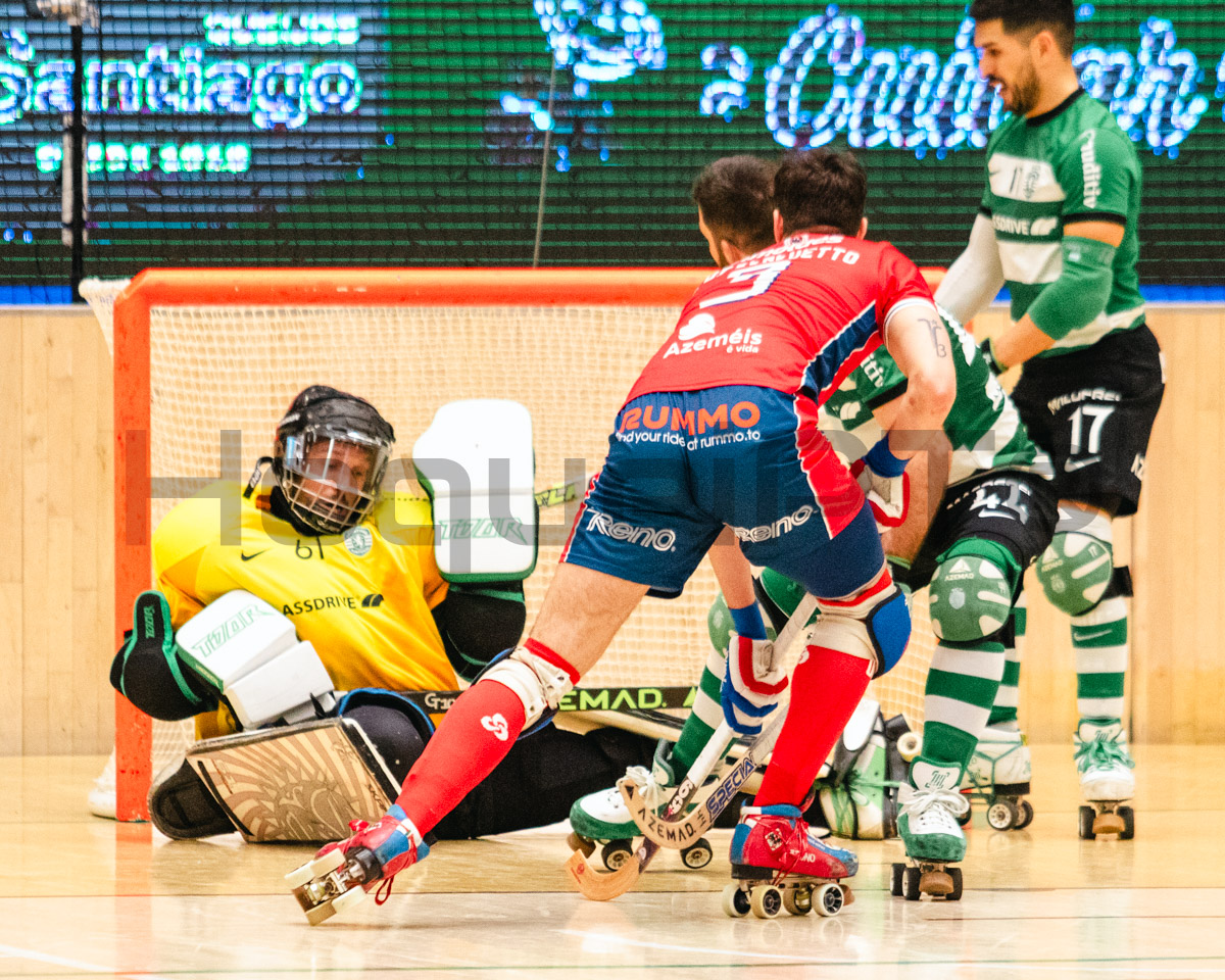 Ângelo Girão protagonizou uma grande segunda parte, segurando a tangencial vantagem do Sporting até que, já nos quatro minutos finais, Bridge e - novamente - Souto desferiram os
