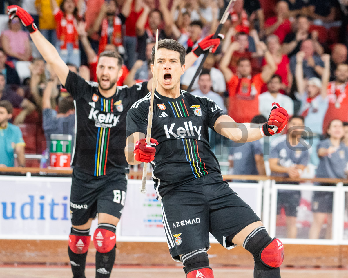 Pablito - tal como Nicolia e Zé Miranda - bisou no triunfo do Benfica.