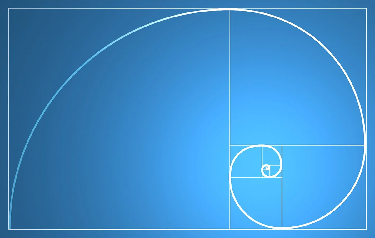 Representação da sequência de Fibonacci.