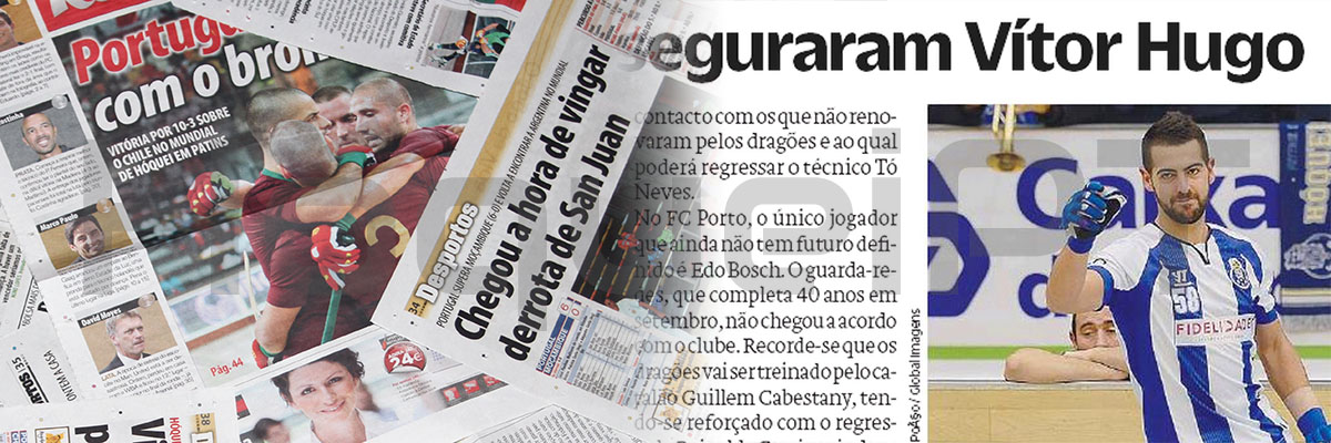 Vítor Hugo continua de azul-e-branco