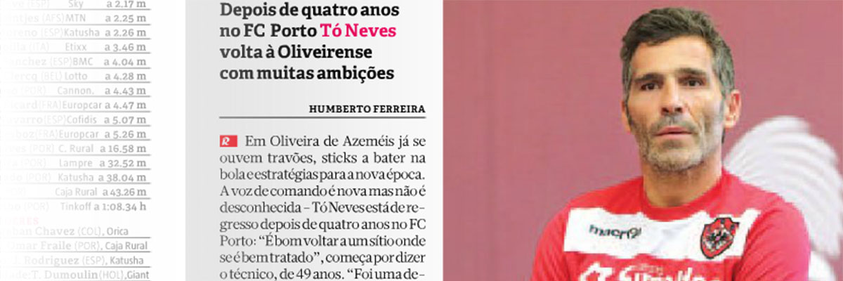 Oliveirense e Braga já trabalham