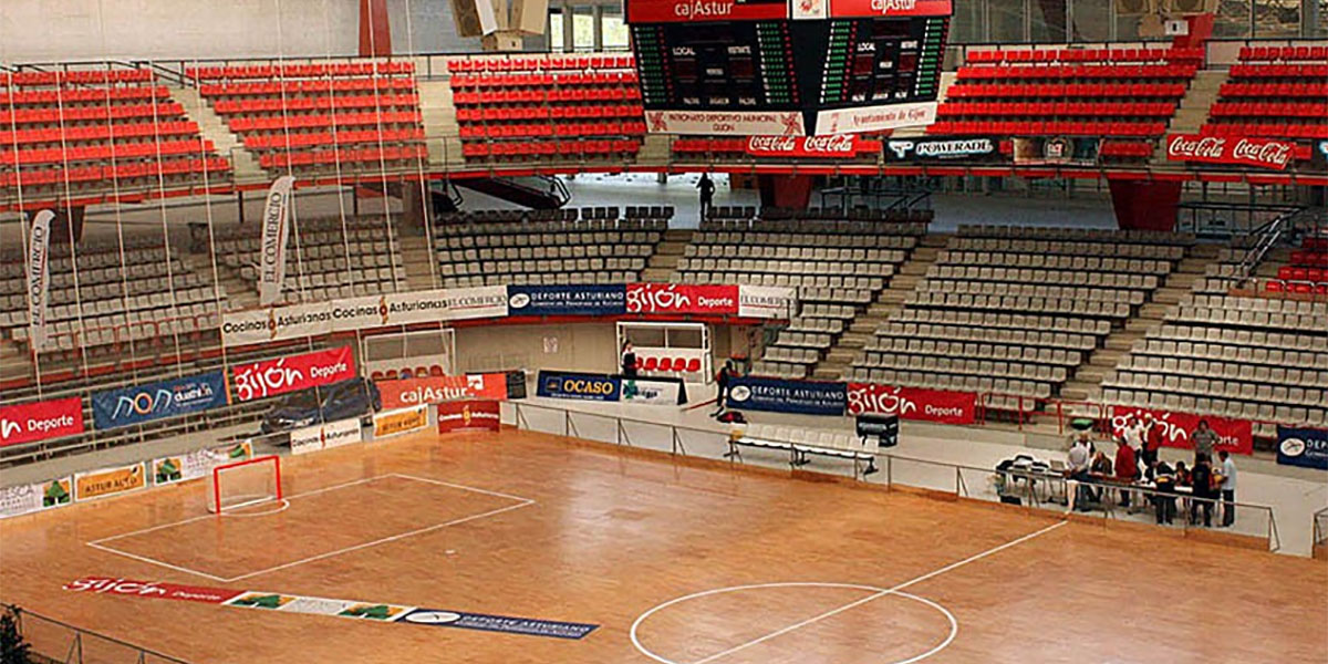 Liga Europeia feminina no Palacio de Deportes