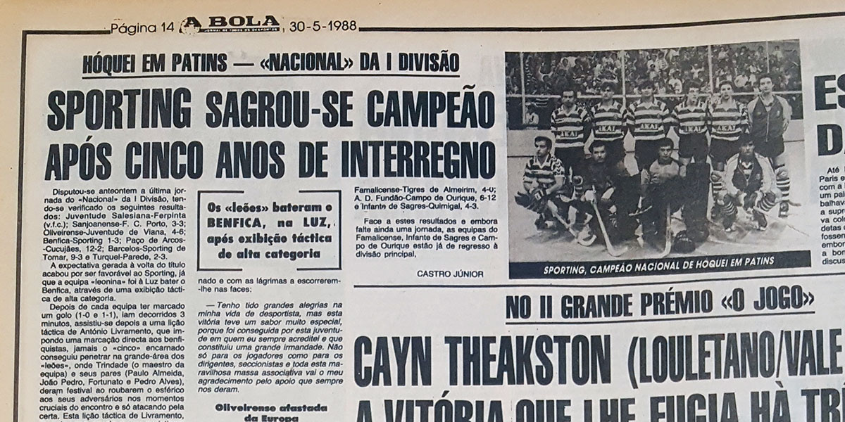 O título tão perto, 30 anos depois da lição de Livramento