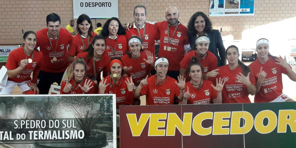 Sem oposição, Benfica vence sexta Supertaça